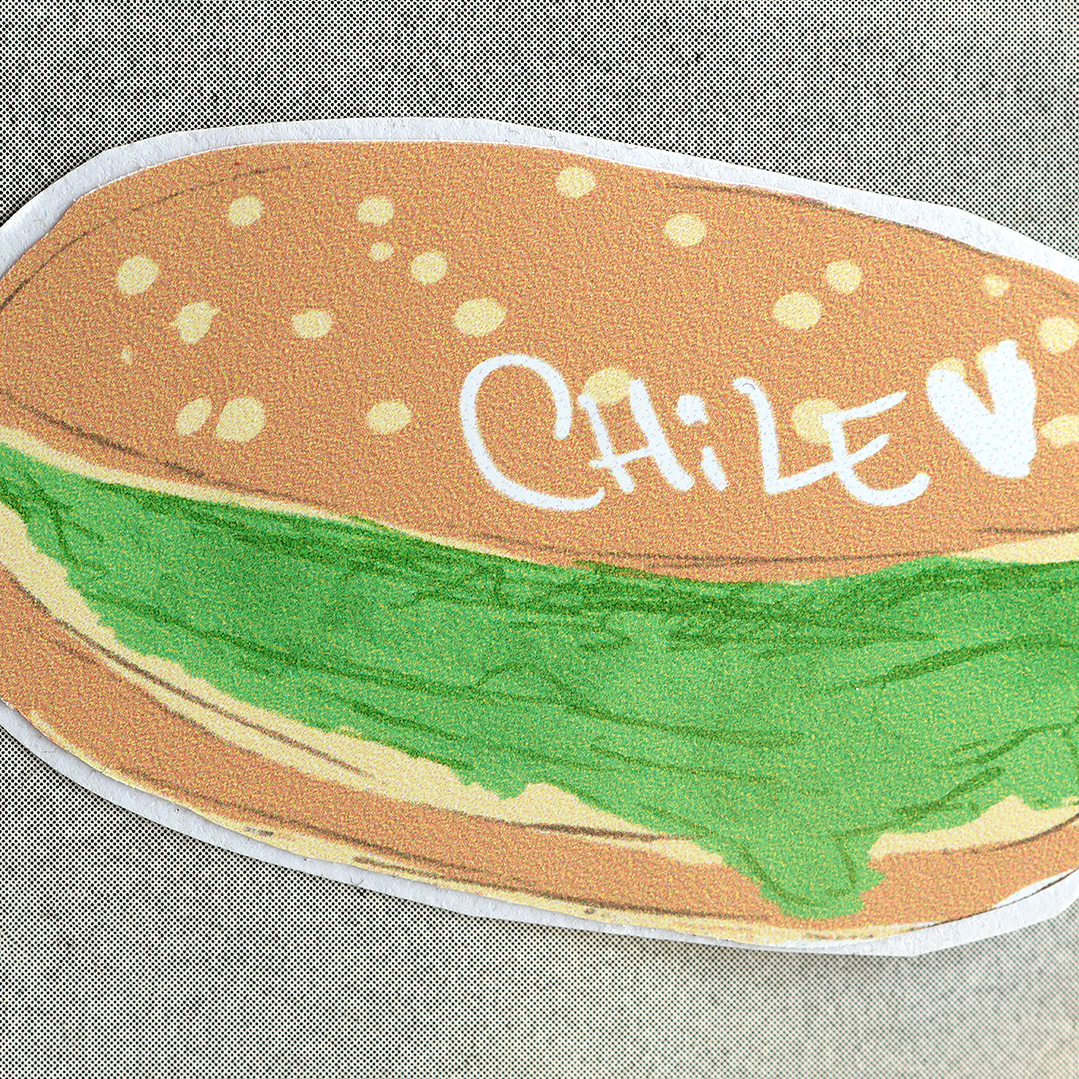 CHILEAN FOOD - SET STICKERS 2