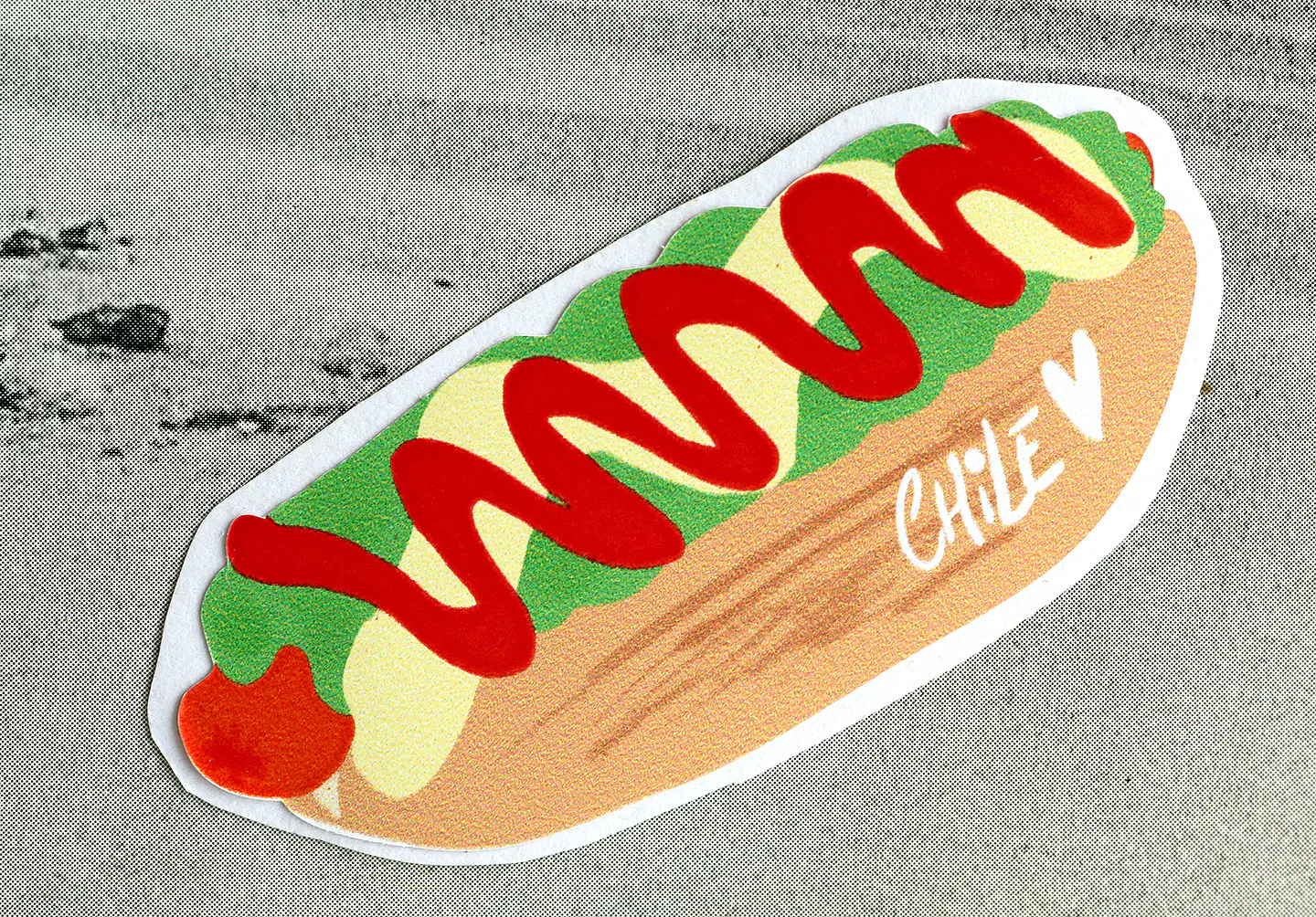 CHILEAN FOOD - SET STICKERS 6