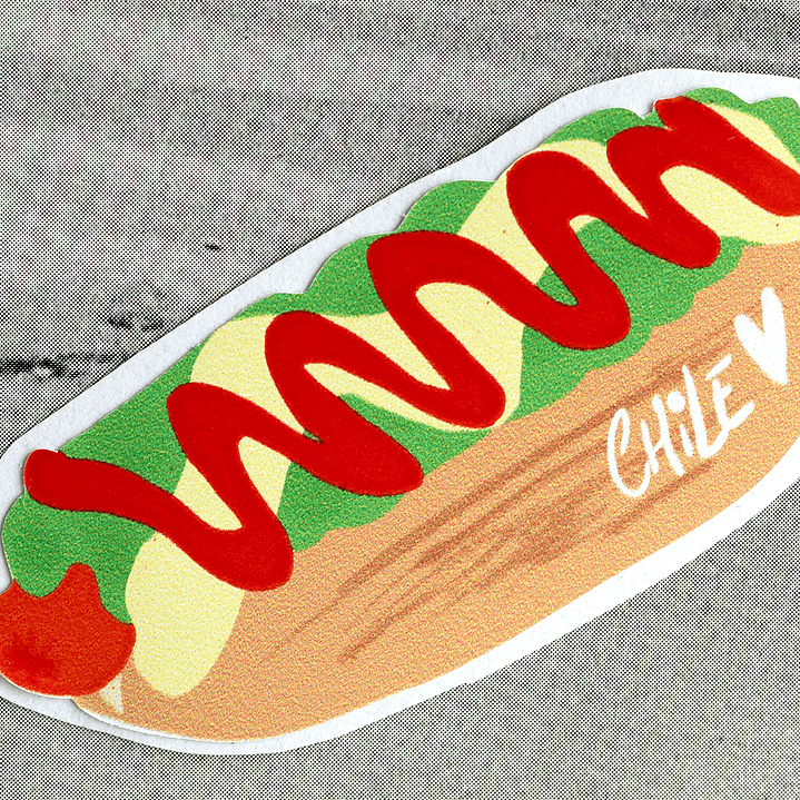 CHILEAN FOOD - SET STICKERS 6