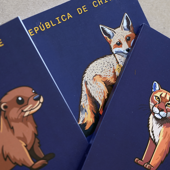 ANIMALES DE CHILE - PASSPORT TRAVEL NOTEBOOK 1