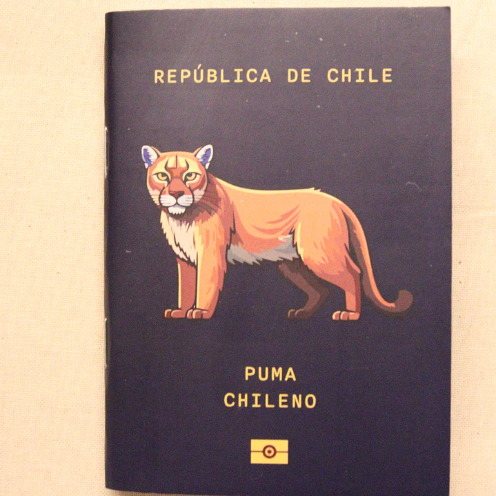 ANIMALES DE CHILE - PASSPORT TRAVEL NOTEBOOK 12