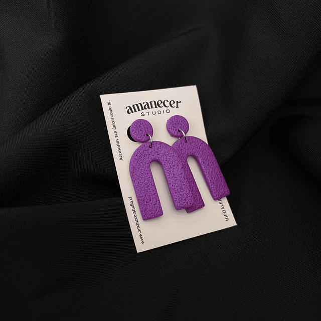 Aros Aurora - Morado 