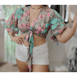 Polera Malasia Celeste