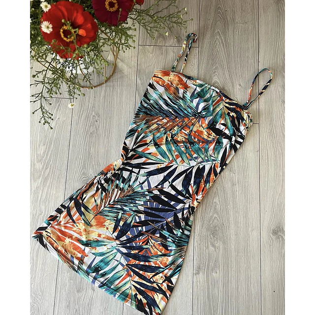 Dress Ramona hojas