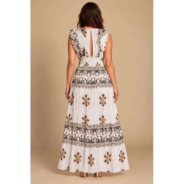 Maxi vestido Nala blanco
