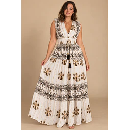 Maxi vestido Nala blanco