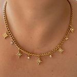 Collar Multi Estrellas Circones