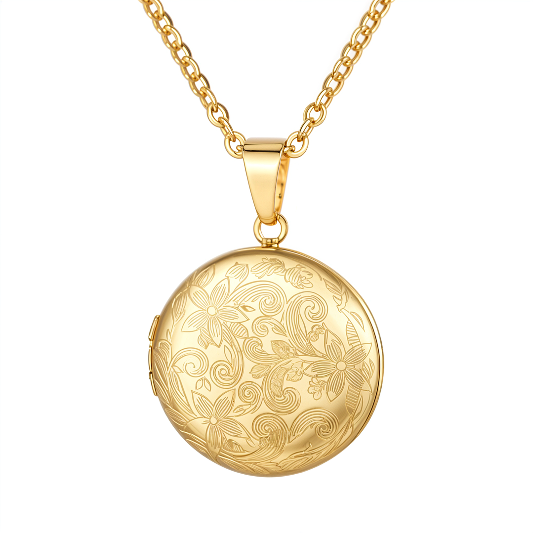 Relicario Medallón Floral  1