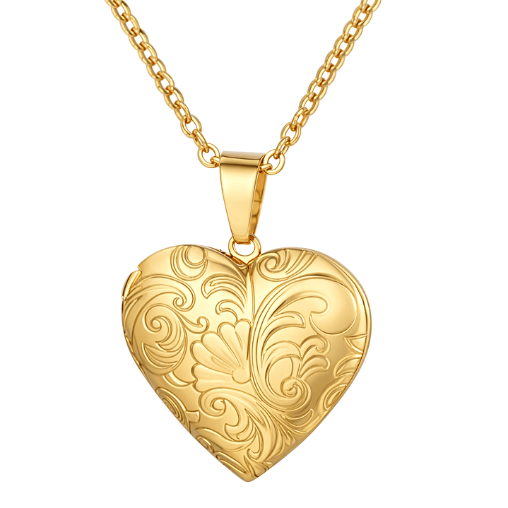 Relicario Corazón Floral  1