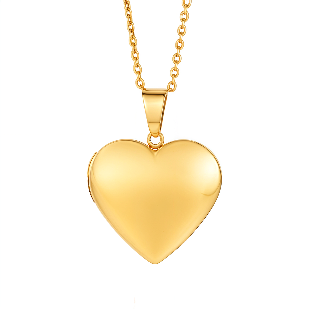 Relicario Corazón Liso  1