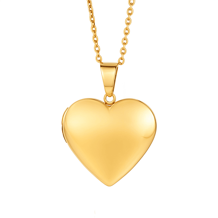 Relicario Corazón Liso  1