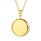 Relicario Medallón Liso Unisex  - Miniatura 1