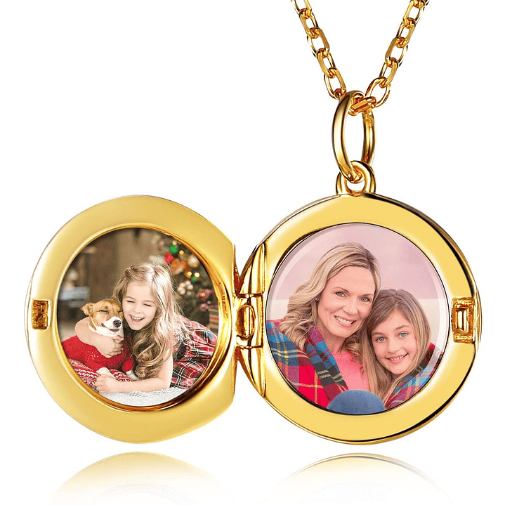 Relicario Medallón Floral  2