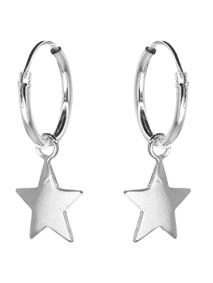 Argollas Dije Estrella 12 mm 