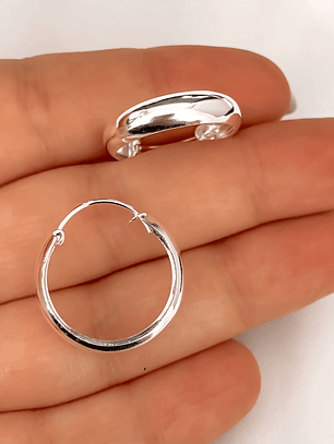 Argollas Bote Lisa 20 mm 