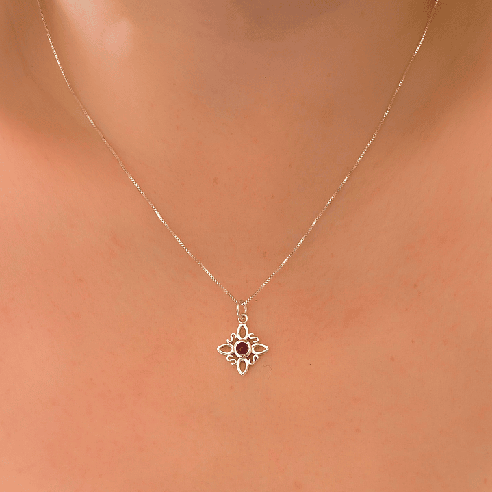 Collar Nudo de Bruja Amatista  1