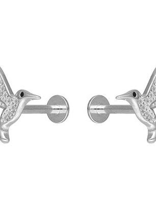 Aro Piercing Colibrí Circones y Onix (UNIDAD)