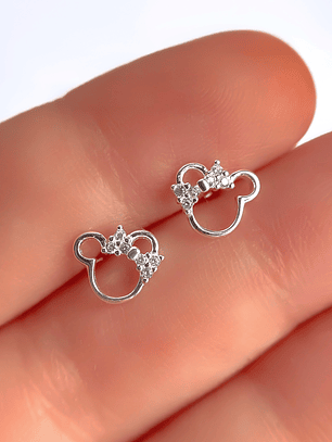Aros Tornillo Minnie Mouse Circones 