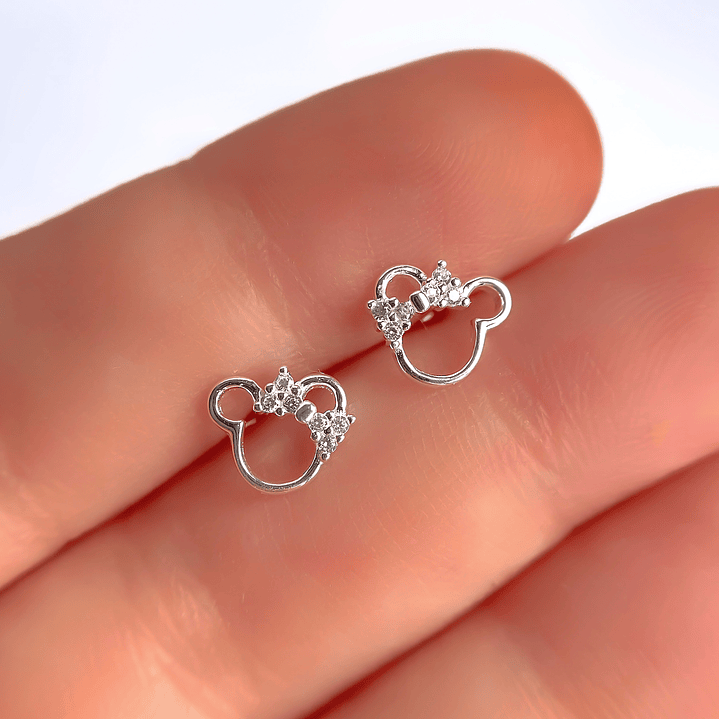 Aros Tornillo Minnie Mouse Circones  1