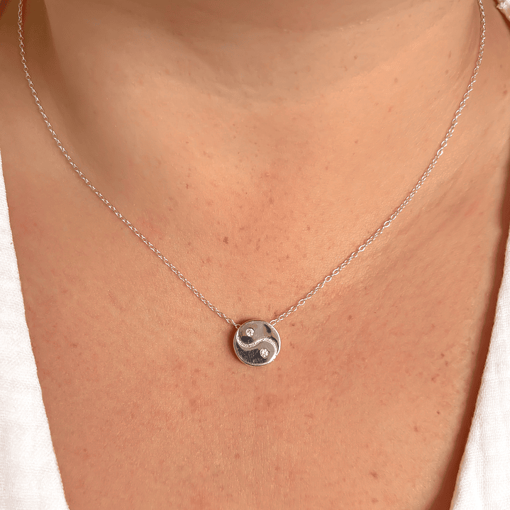 Collar Yin Yang Circones  1
