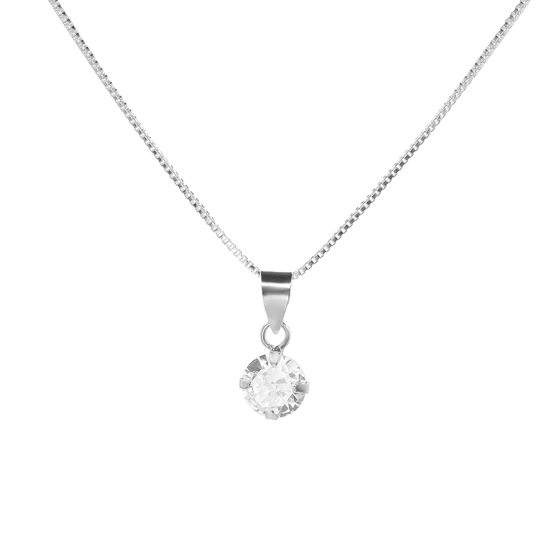 Collar Circón Punto de Luz  2