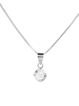 Collar Circón Punto de Luz 