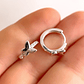 Argollas Huggie Mariposa Circones  - Miniatura 2