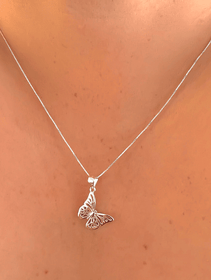 Collar Mariposa Celeste