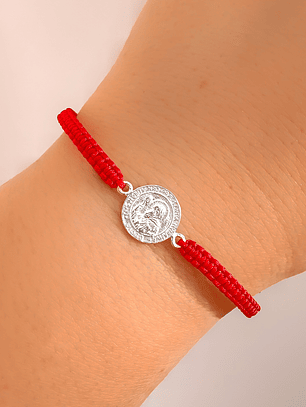 Pulsera Hilo Rojo San Benito Abad 