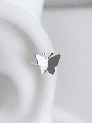 Aro Ear Cuff Mariposa (UNIDAD) - Plata 925