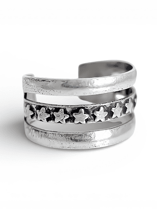 Aro Ear Cuff Estrellas (UNIDAD) - Plata 925