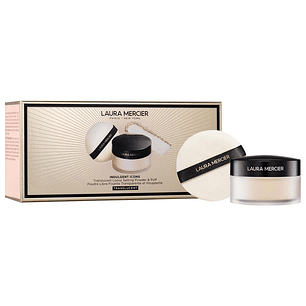 TRASLUCENT LOOSE SETTING POWDER AND PUFF - LAURA MERCIER