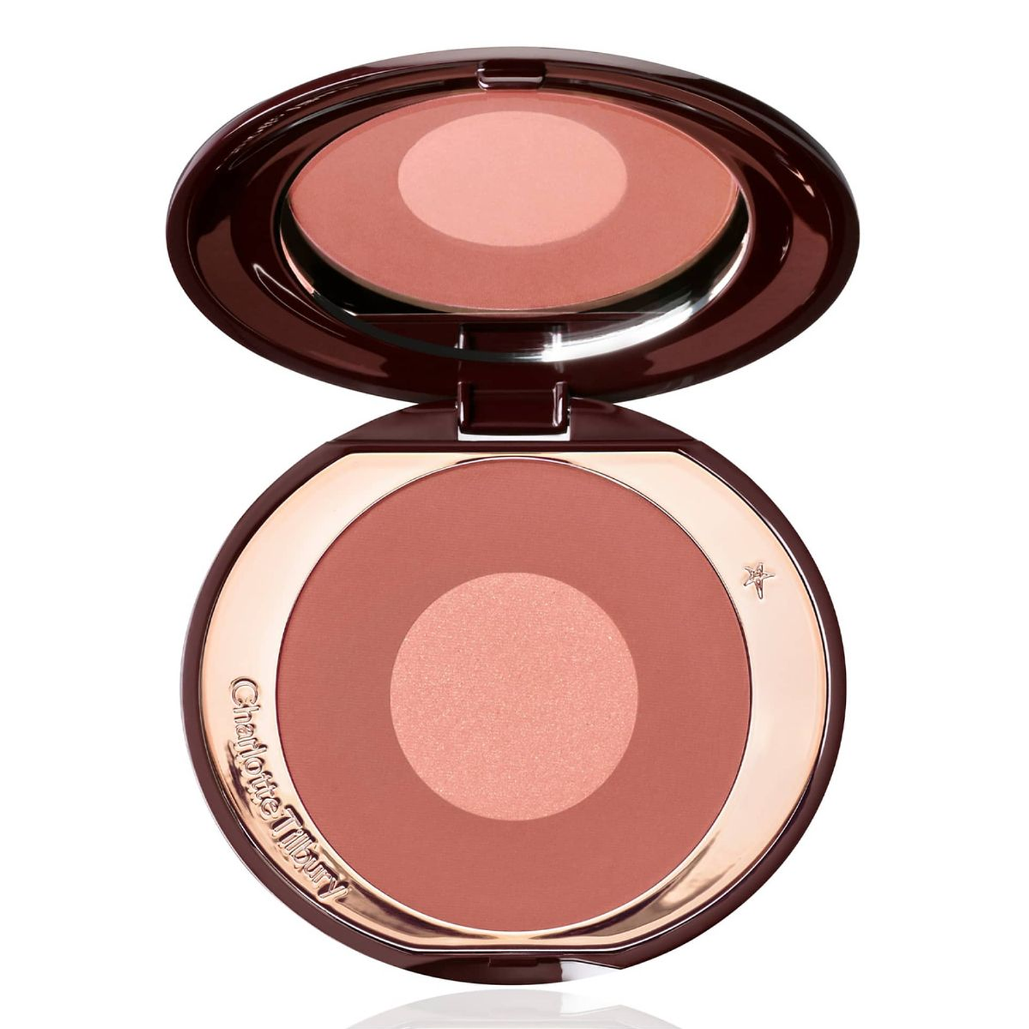 BLUSH BICOLOR EN POLVO CHEEK TO CHIC  PILLOW TALK- CHARLOTTE TILBURY 4