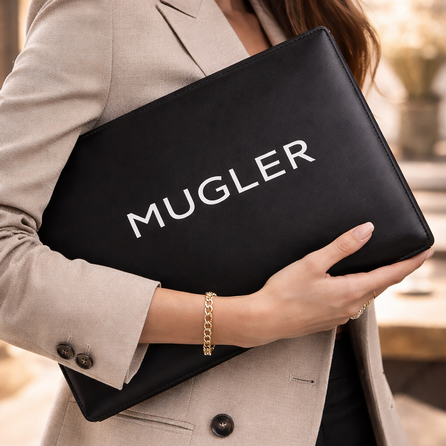MUGLER LAPTOP POUCH