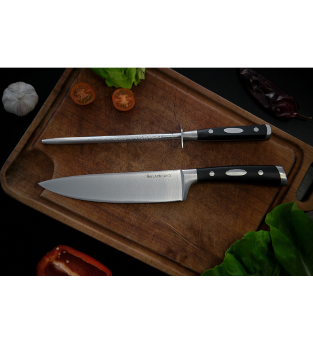 BlackHand Knife 8´´ + sharpening Rod