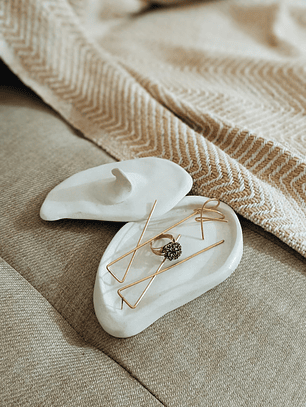 Porta joias em cerâmica fria