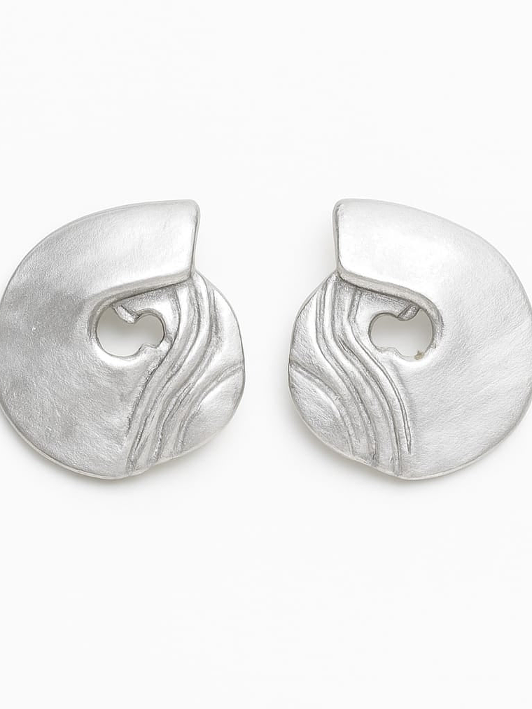 Argola de prata icônica 1