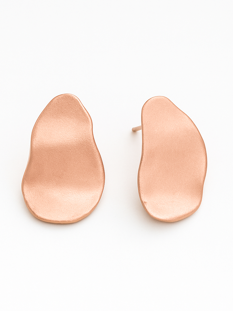 Brinco de ouro rosé 1