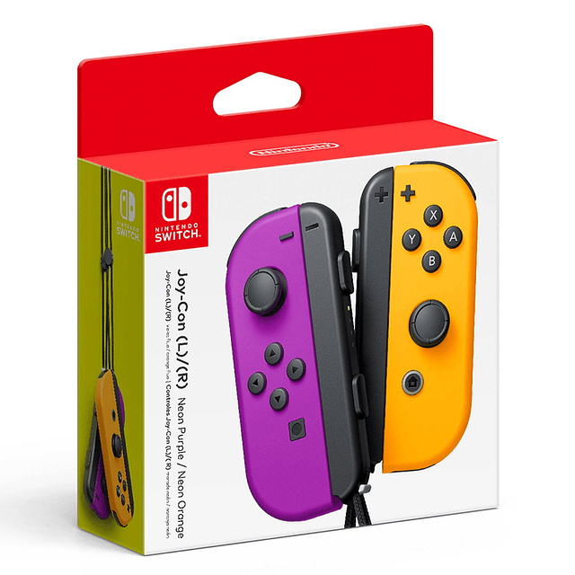 Joy-Con (L)/(R) - Neon Purple/Neon Orange