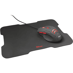 Mouse Gamer Trust Ziva + Mouse Pad