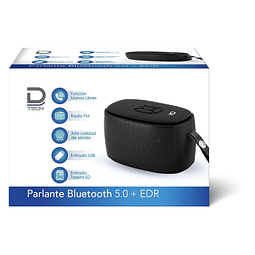 Mini Parlante Data.com Bluetooth 5.0 - Negro 