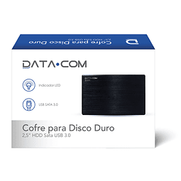 Cofre Data.com Para Disco Duro 2,5 HDD Sata USB 3.0