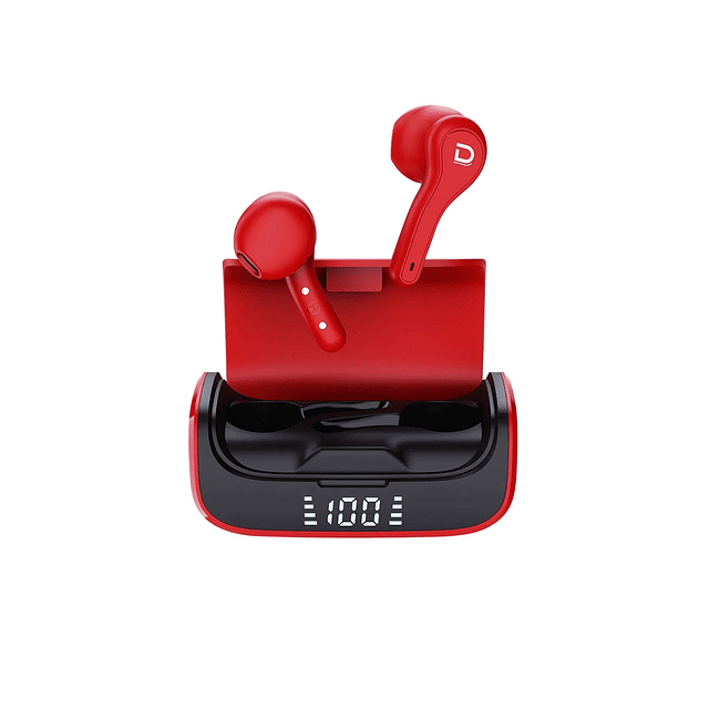 Ear Pods TWS Bluetooth 5.0 Data.com - Rojo