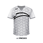 Camiseta juego blanca gris - Miniatura 1