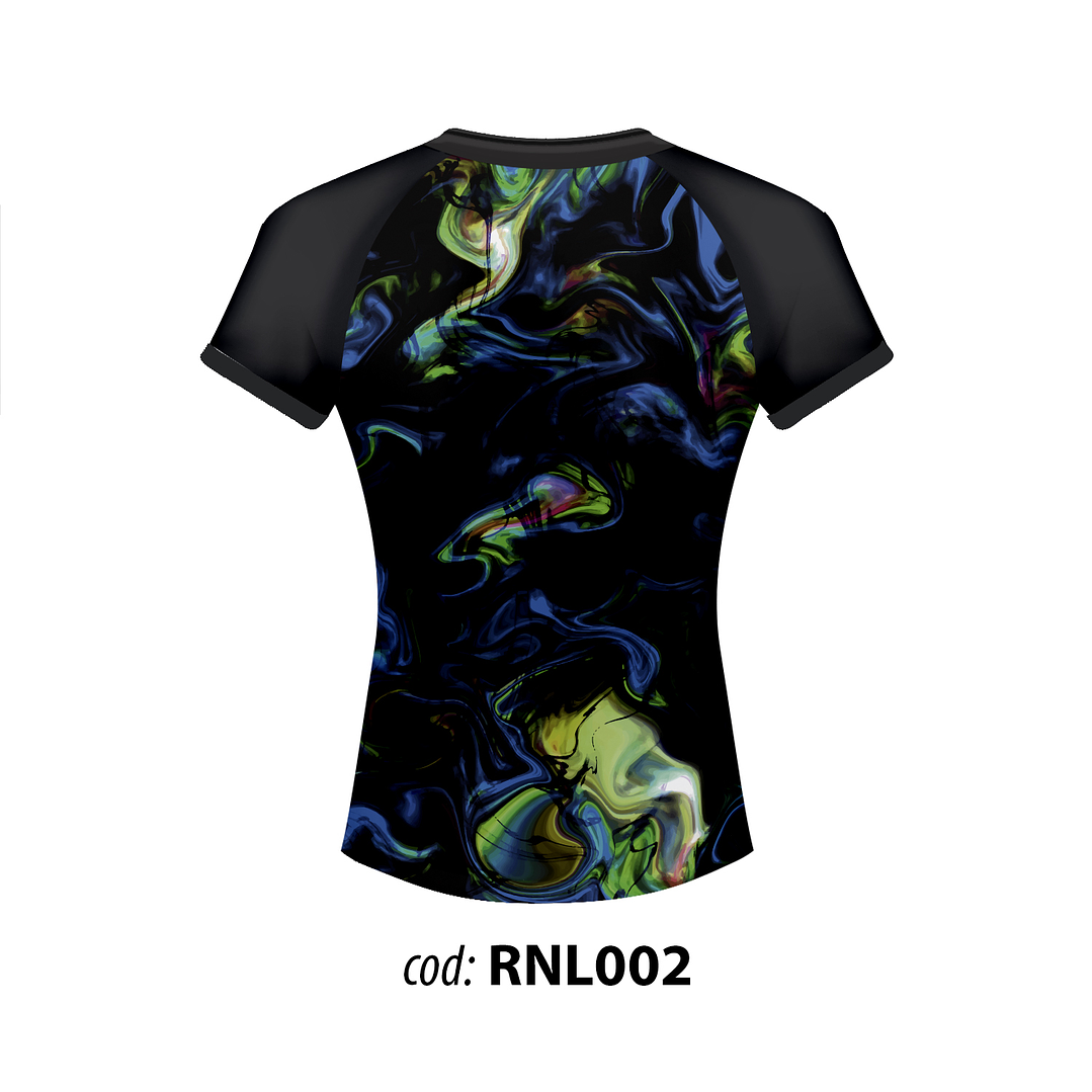 Camiseta mujer negra colores 3