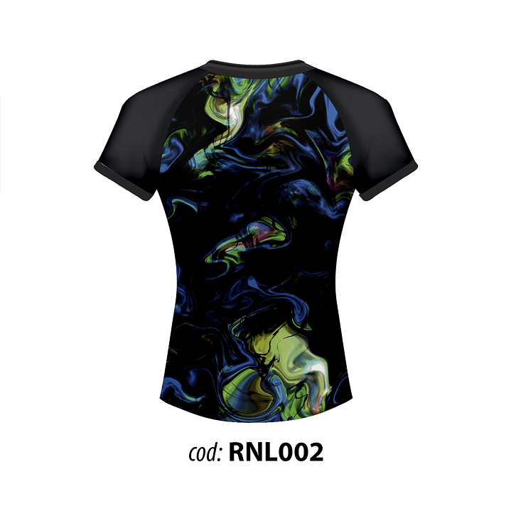 Camiseta mujer negra colores 3