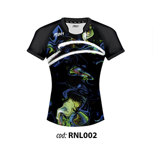 Camiseta mujer negra colores