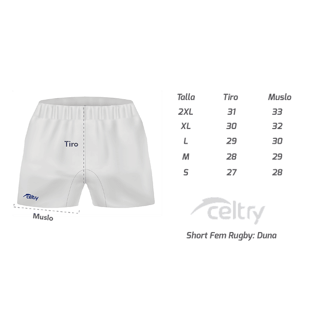 Short Rugby Mujer RSF001