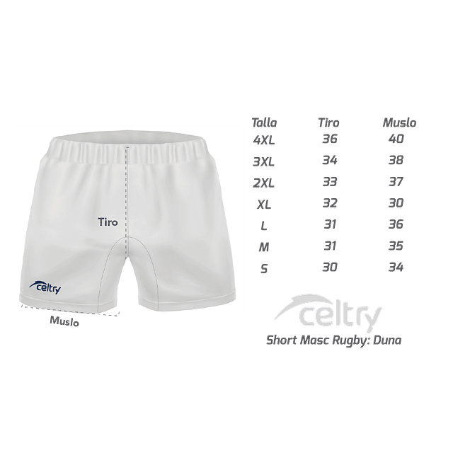 Short Juego Rugby Hombre Dobs 