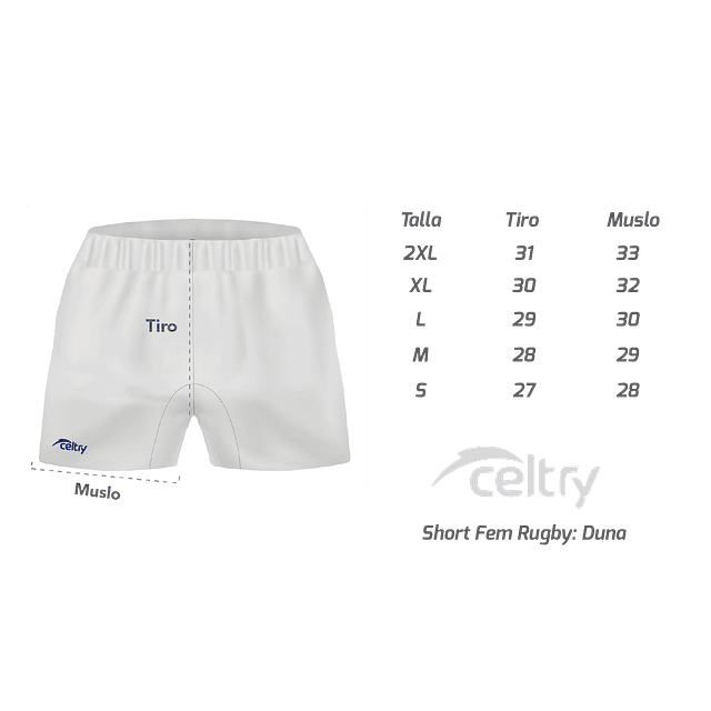 Short Rugby Mujer RSF004